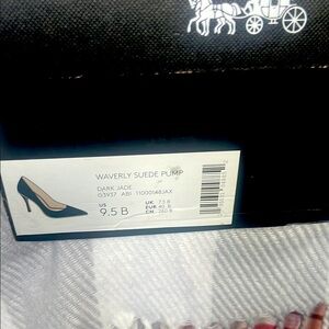 Coach waverly suede pump